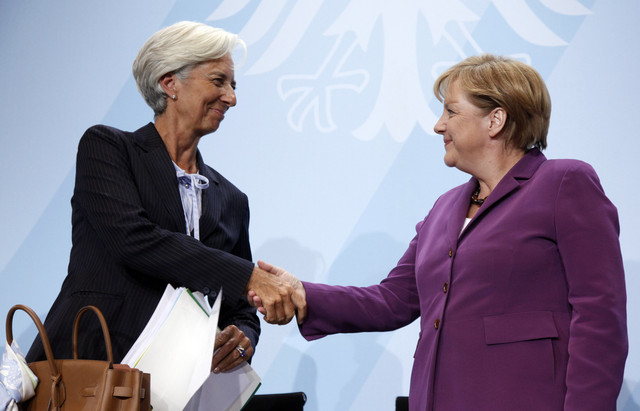 Lagarde-Merkel-Griechenland